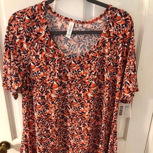 LuLaRoe Perfect T- floral pattern - New with Tags!
